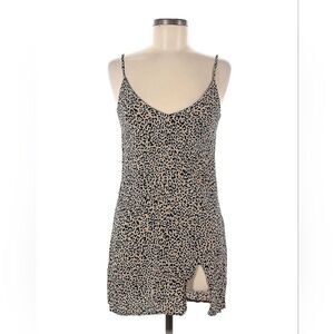 REFORMATION Cheetah Print Mini Dress--Size M